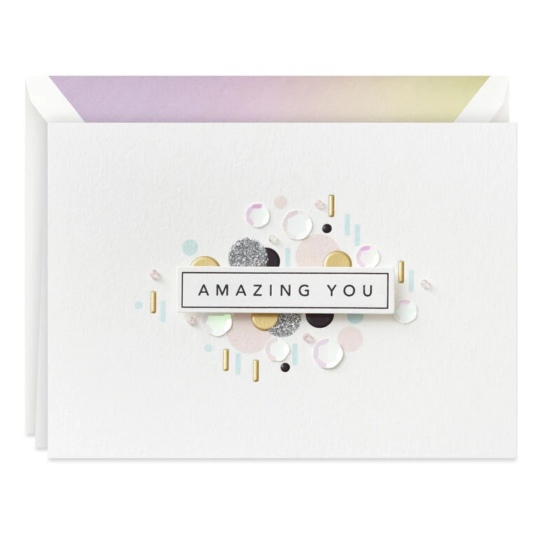 Hallmark Amazing You Boxed Blank Note Cards Multipack, Pack Of 8