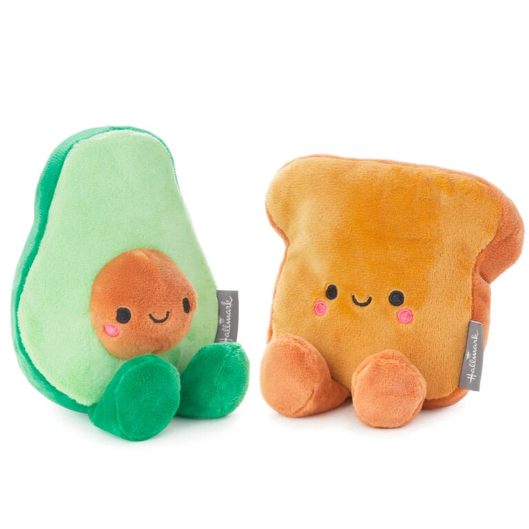 Hallmark Better Together Avocado And Toast Magnetic Plush, 5" - Image 4