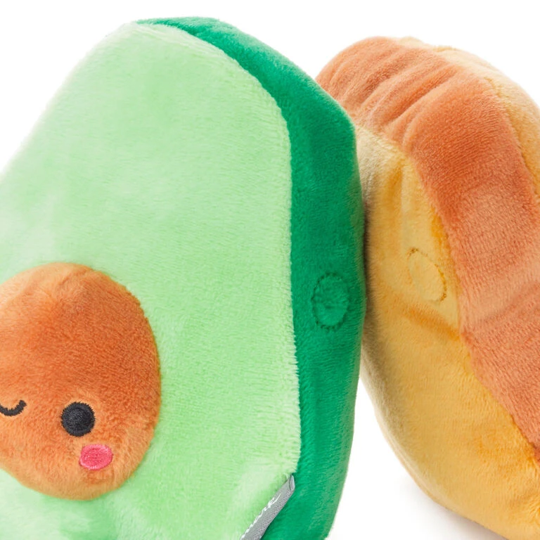Hallmark Better Together Avocado And Toast Magnetic Plush, 5" - Image 5