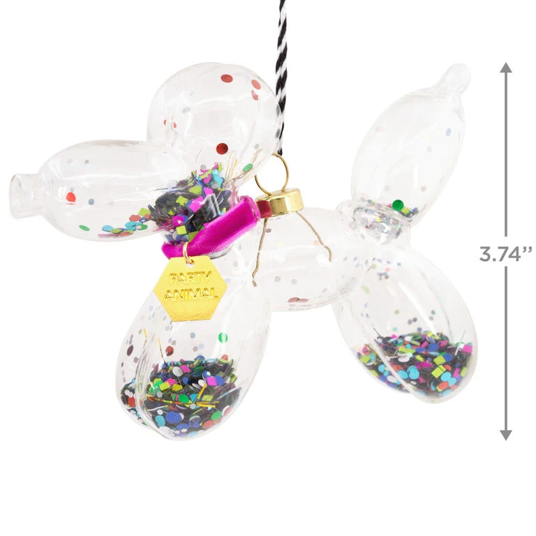 Signature Balloon Dog Premium Glass Hallmark Ornament - Image 3