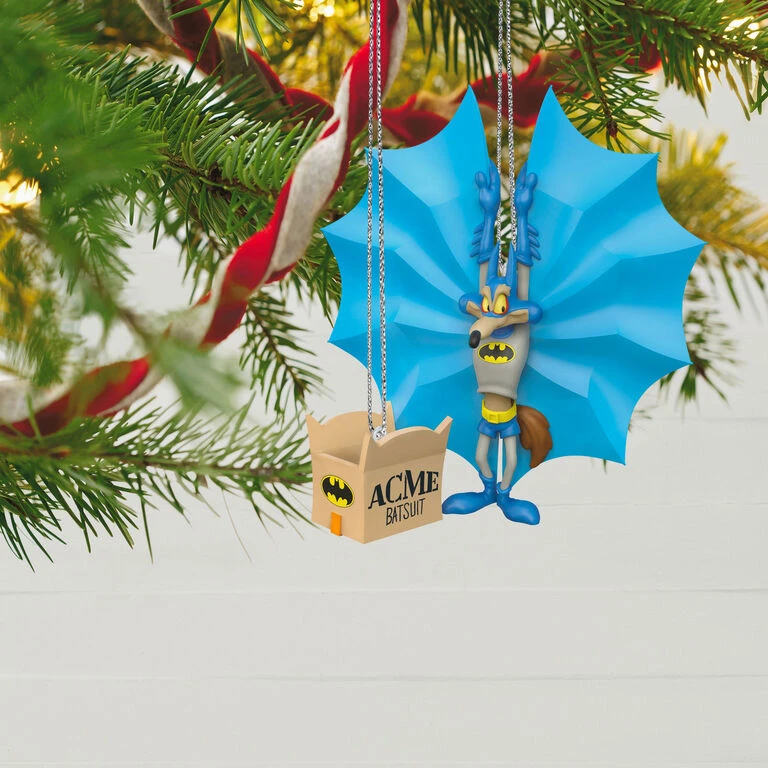 Hallmark Looney Tunes™ Wile E. Coyote™ As Batman™ Ornaments, Set Of 2 - Image 2
