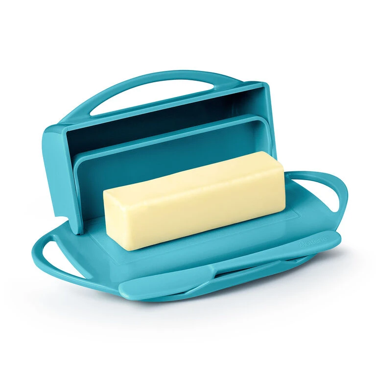 Aqua Butterie Flip-Top Butter Dish - Image 2