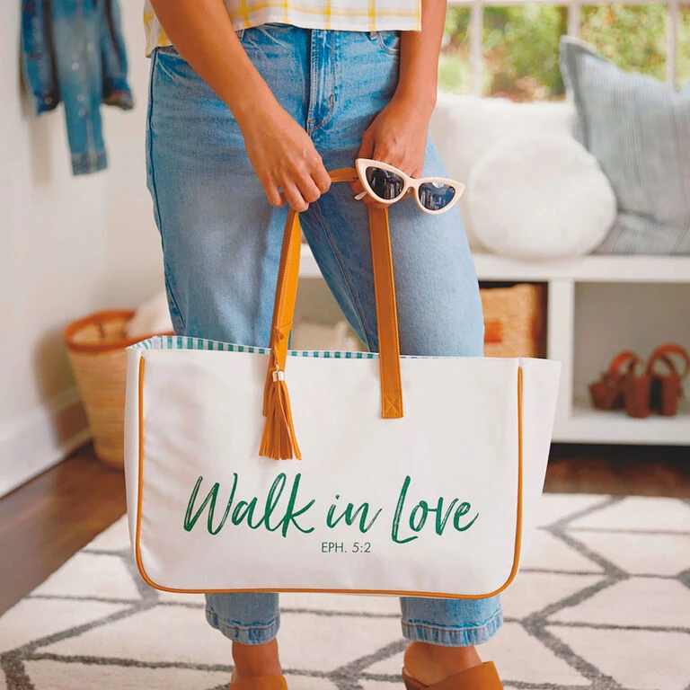 Hallmark Walk In Love Canvas Tote Bag - Image 2