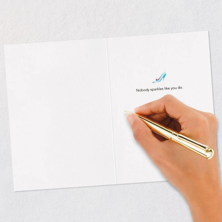 Hallmark Disney Princess Cinderella You Sparkle Quilled Paper Handmade Card - Image 6