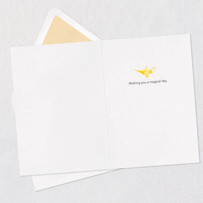 Hallmark Disney Princess Jasmine Magical Day Quilled Paper Handmade Card - Image 3