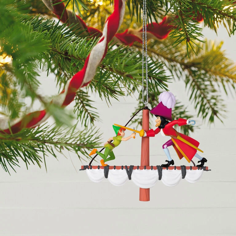 Hallmark Disney Peter Pan 70th Anniversary Swashbuckling Showdown Ornament - Image 2
