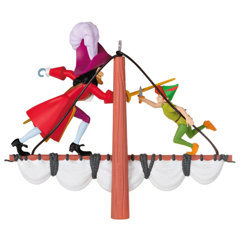 Hallmark Disney Peter Pan 70th Anniversary Swashbuckling Showdown Ornament - Image 6