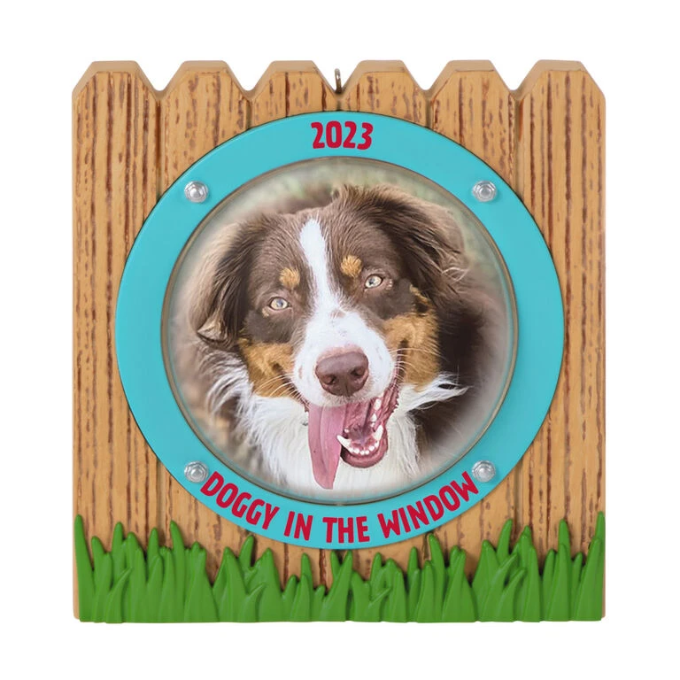 Hallmark Doggy In The Window 2023 Photo Frame Ornament