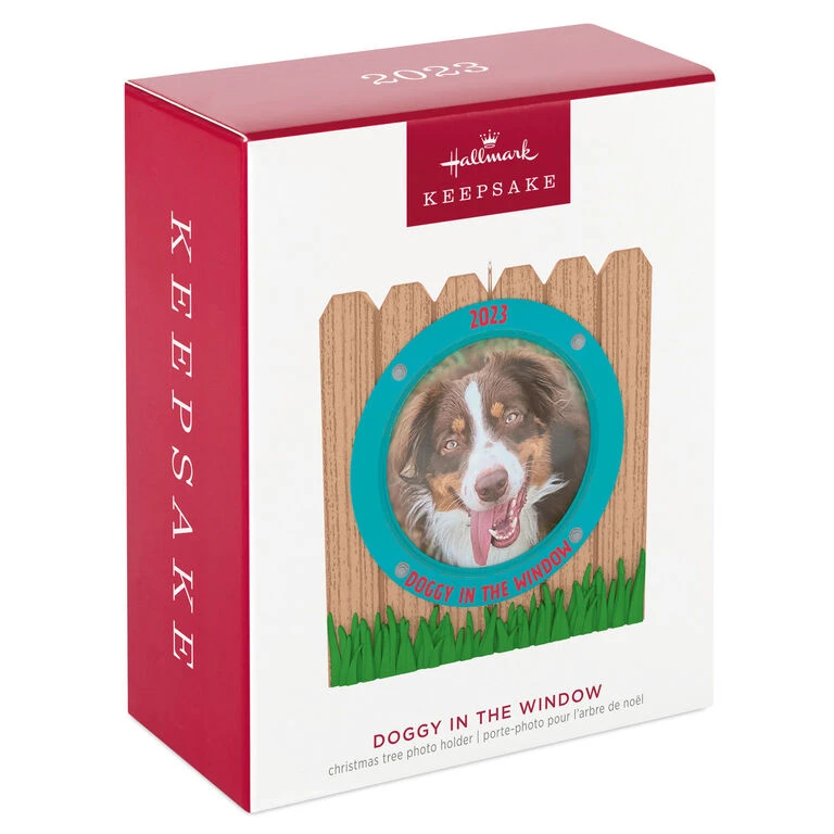Hallmark Doggy In The Window 2023 Photo Frame Ornament - Image 4