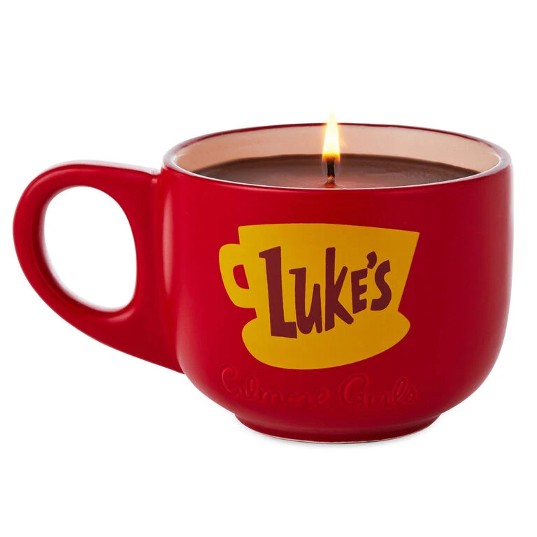 Hallmark Gilmore Girls Coffee-Scented Luke's Diner Mug Candle - Image 2