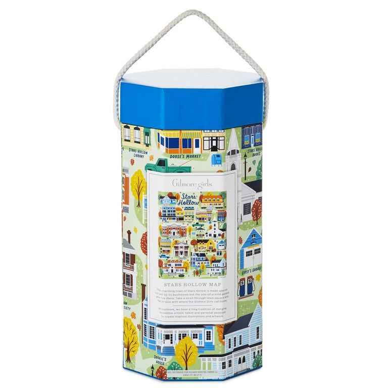 Hallmark Gilmore Girls Stars Hollow Map 1,000-Piece Jigsaw Puzzle - Image 3