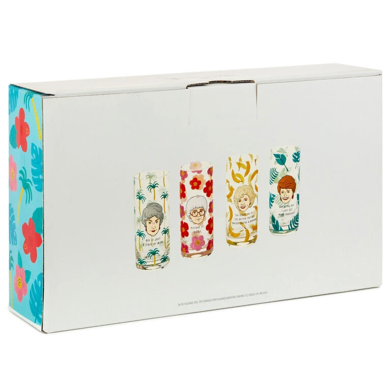 Hallmark The Golden Girls Glasses, Set Of 4 - Image 4