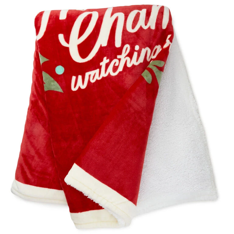 Hallmark Channel Red Oversized Blanket, 60x80 - Image 3