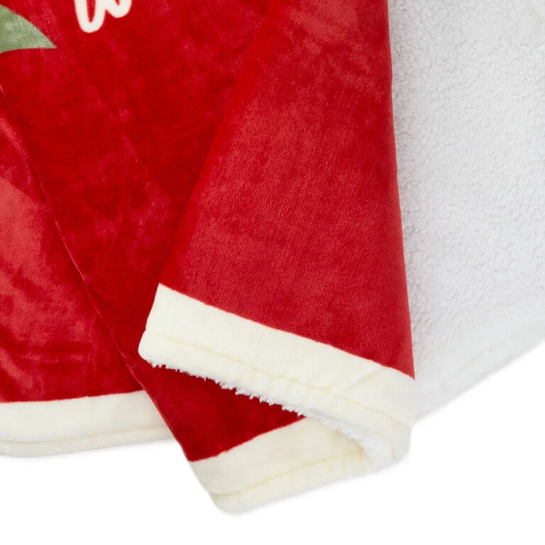 Hallmark Channel Red Oversized Blanket, 60x80 - Image 6