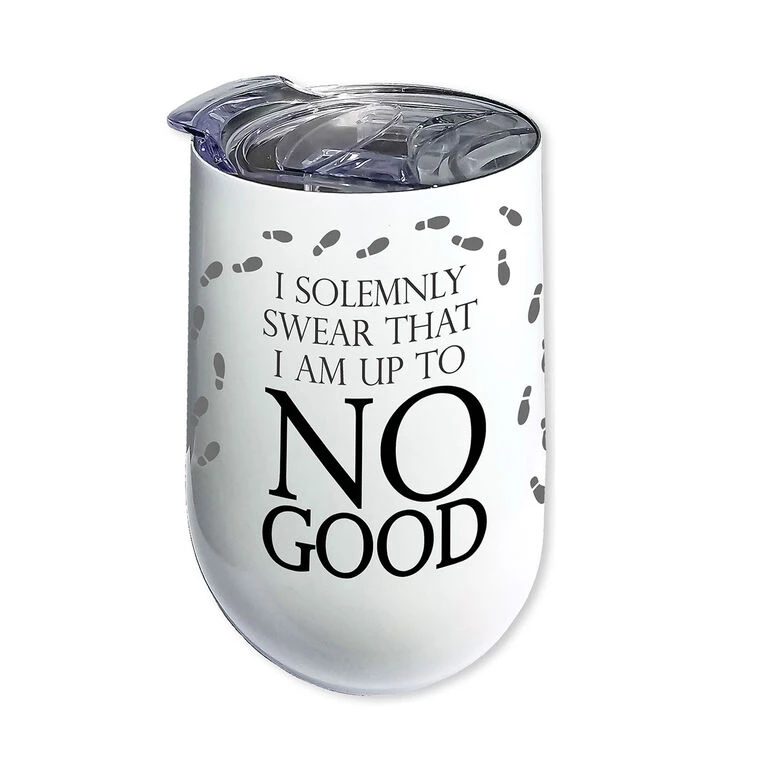 Harry Potter Mischief Managed Stainless Steel Stemless Glass, 16 Oz.