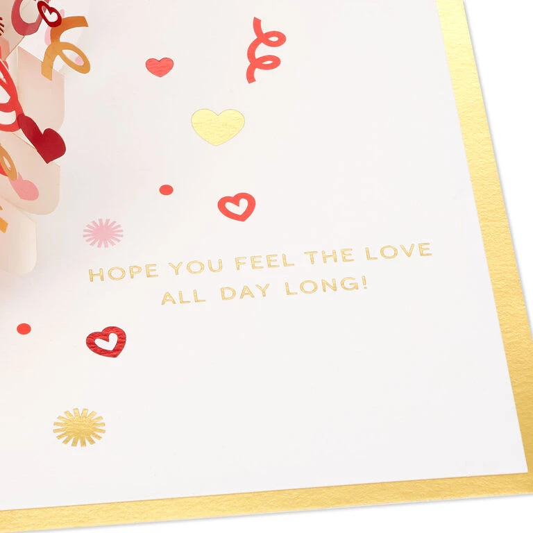 Hallmark Love You More 3D Pop-Up Love Card - Image 3