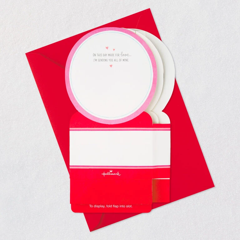 Hallmark All My Love Snow Globe Musical 3D Pop-Up Valentine's Day Card With Motion - Image 7