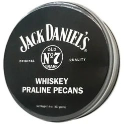 Jack Daniel's Whiskey Praline Pecans Tin, 14 Oz.