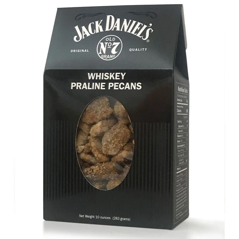 Jack Daniel's Whiskey Praline Pecans Box, 10 Oz.