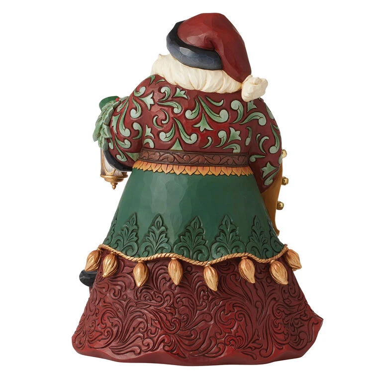 Enesco Jim Shore Collector Santa With Lantern Figurine, 14.02" - Image 2