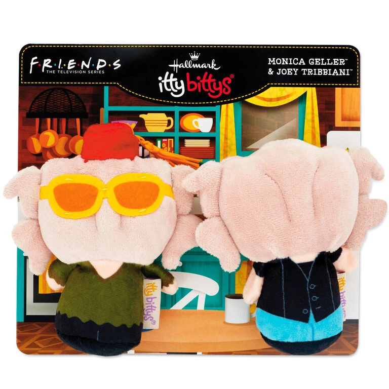 Hallmark Itty Bittys® Friends Joey And Monica Plush, Set Of 2 - Image 3