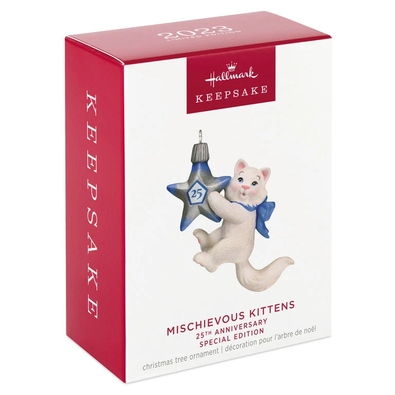 Hallmark Mischievous Kittens Special Edition 25th Anniversary Ornament - Image 4