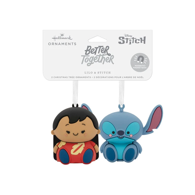 Better Together Disney Lilo & Stitch Magnetic Hallmark Ornaments, Set Of 2 - Image 4