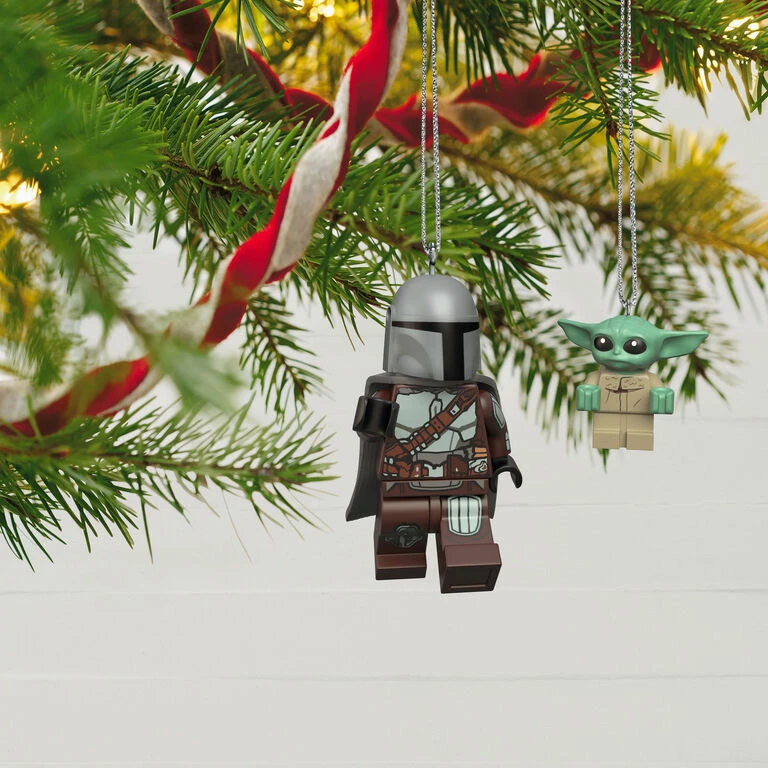 Hallmark The Mandalorian™ And Grogu™ LEGO® Star Wars™ Minifigure Ornaments, Set Of 2 - Image 2