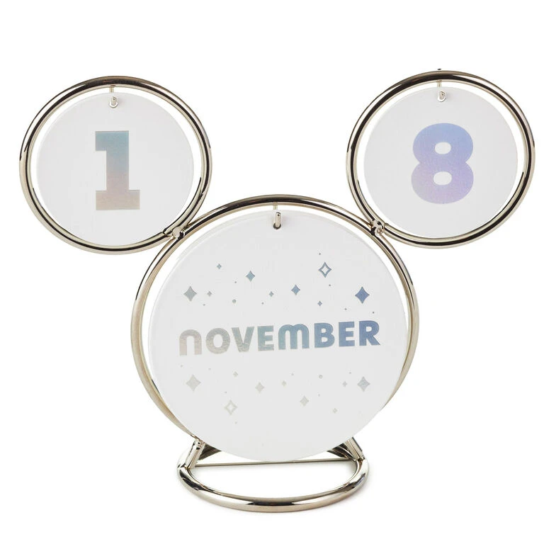 Hallmark Disney 100 Years Of Wonder Mickey Ears Perpetual Calendar