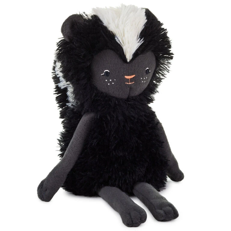 Hallmark MopTops Skunk Stuffed Animal With You Are Unique Board Book - Image 2