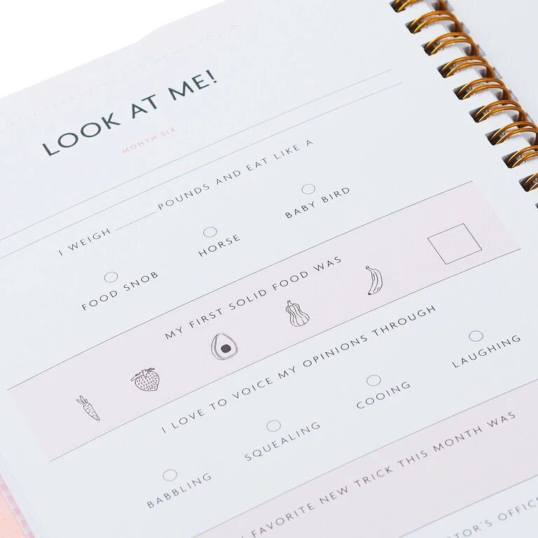 Hallmark My First Year Baby Book For Girl - Image 7