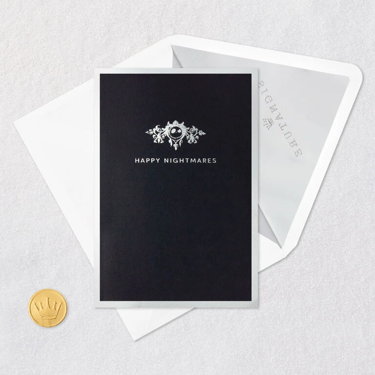 Hallmark Disney Tim Burton's The Nightmare Before Christmas Happy Nightmares 3D Pop-Up Card - Image 6