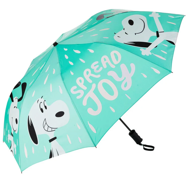 Hallmark Peanuts® Spread Joy Snoopy And Woodstock Color-Changing Umbrella - Image 2