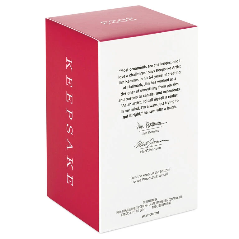 Hallmark The Peanuts® Gang Windward Woodstock Ornament - Image 5