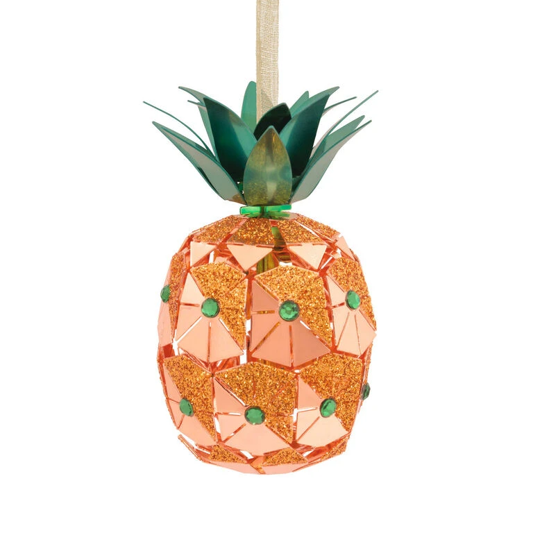 Pineapple Premium Metal Hallmark Ornament