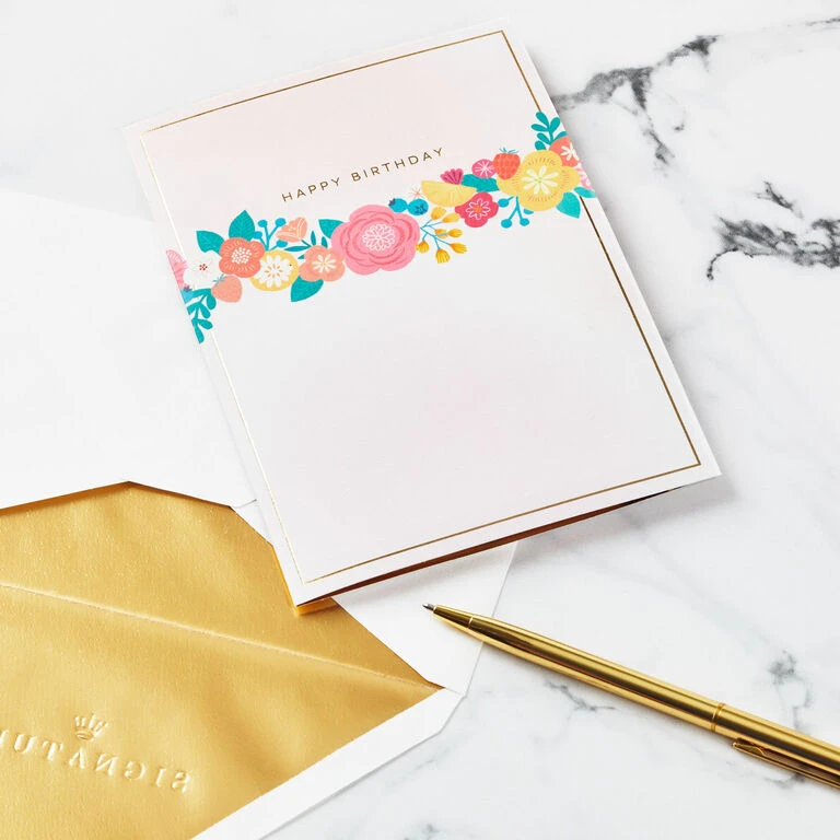 Hallmark Every Good Thing Floral Cake 3D Pop-Up Birthday Card - Image 5