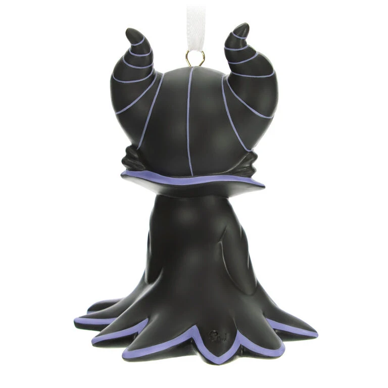 Hallmark Disney Precious Moments Maleficent Porcelain Ornament - Image 6
