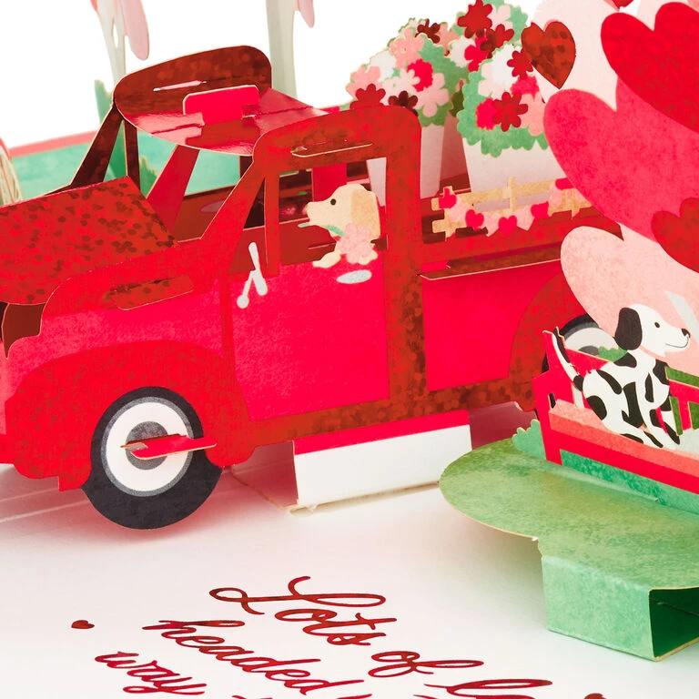 Hallmark Special Delivery 3D Pop-Up Valentine's Day Card - Image 2