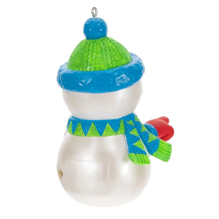 Hallmark Pull My Finger Snowman Ornament With Sound - Image 6