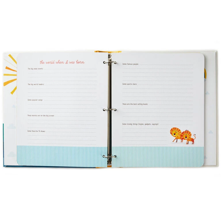 Hallmark The Journey Begins Noah's Ark First Five Years Baby Book - Image 3