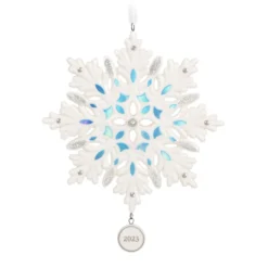 Hallmark Snowflake 2023 Porcelain Ornament