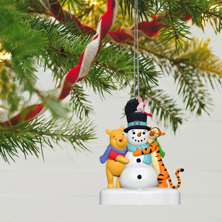 Hallmark Disney Winnie The Pooh A Happy Holiday Hug Musical Ornament - Image 2