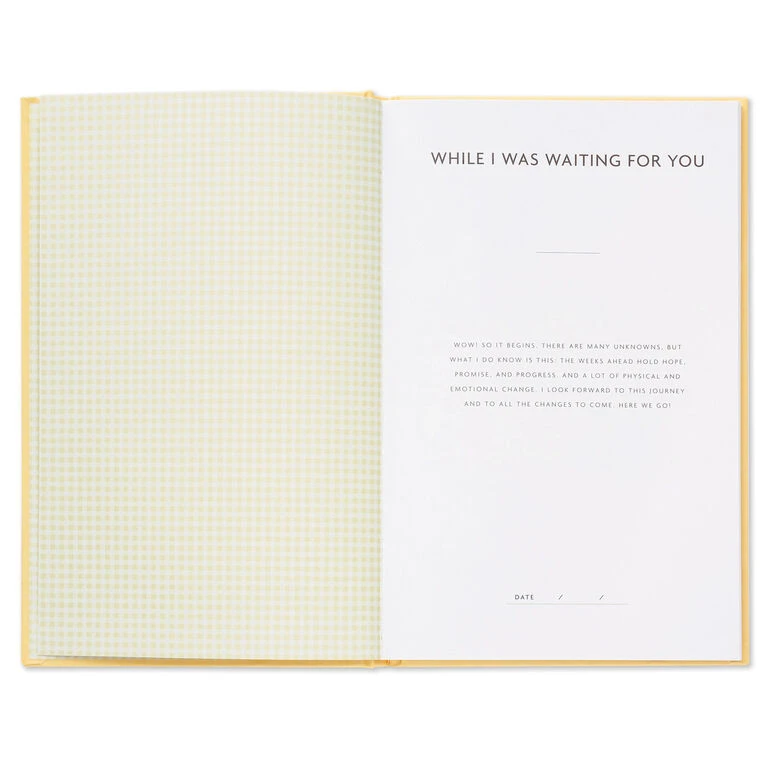 Hallmark While I Was Waiting Prompted Pregnancy Journal - Image 3