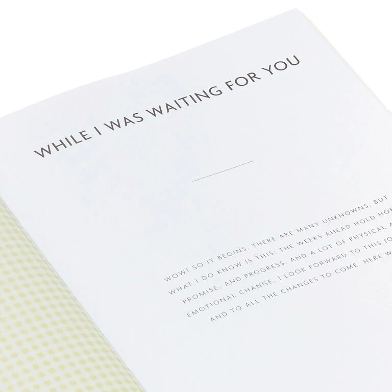 Hallmark While I Was Waiting Prompted Pregnancy Journal - Image 9